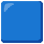 Blue square Google Noto emoji