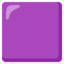Purple square Google Noto emoji