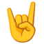 Sign of the horns Google Noto emoji