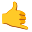 Call me hand Google Noto emoji