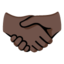 Handshake: Dark Skin Tone Google Noto emoji