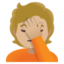 Person schlägt Stirn: Helle bis Mittlere Hautfarbe Google Noto emoji