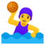 Woman playing water polo Google Noto emoji
