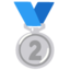 2nd Place Medal Google Noto emoji