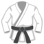 Martial arts uniform Google Noto emoji