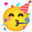 Partying Face Google Noto emoji