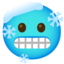 Cold face Google Noto emoji