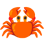 Crab Google Noto emoji