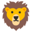 Lion Google Noto emoji