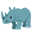 Rhinoceros Google Noto emoji