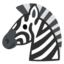 Zebra Google Noto emoji