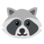 Raccoon Google Noto emoji