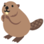 Beaver Google Noto emoji