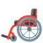 Manual wheelchair Google Noto emoji