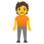 Person standing Google Noto emoji