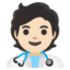 Health Worker Light Skin Tone Google Noto emoji