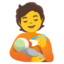 Person feeding baby Google Noto emoji