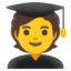 Graduate Google Noto emoji