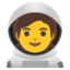 Astronaut Google Noto emoji
