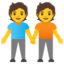 People Holding Hands Google Noto emoji