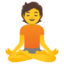 Person in Lotus Position Google Noto emoji