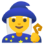 Woman mage Google Noto emoji