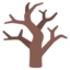 Leafless tree Google Noto emoji