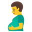 Pregnant man Google Noto emoji