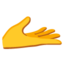 Palm up hand Google Noto emoji