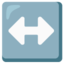 Left-right arrow Google Noto emoji