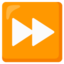 Fast-forward button Google Noto emoji