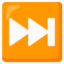 Next track button Google Noto emoji