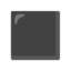 Black medium square Google Noto emoji