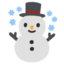 Snowman Google Noto emoji