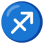 Sagittarius Google Noto emoji