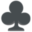 Club suit Google Noto emoji