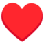 Heart suit Google Noto emoji