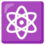 Atom symbol Google Noto emoji