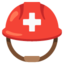 Rescue worker’s helmet Google Noto emoji