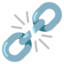 Broken chain Google Noto emoji