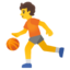 Person bouncing ball Google Noto emoji