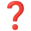 Question Mark Google Noto emoji