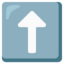 Up arrow Google Noto emoji