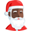 Эмодзи 🎅🏿 Messenger