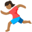 Эмодзи 🏃🏽 Messenger