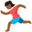 Эмодзи 🏃🏾 Messenger