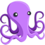 Эмодзи 🐙 Messenger
