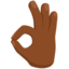 Эмодзи 👌🏾 Messenger