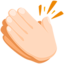 Эмодзи 👏🏻 Messenger
