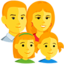 Эмодзи 👨‍👩‍👧‍👧 Messenger